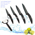 ceramic knife set black blade and peeler